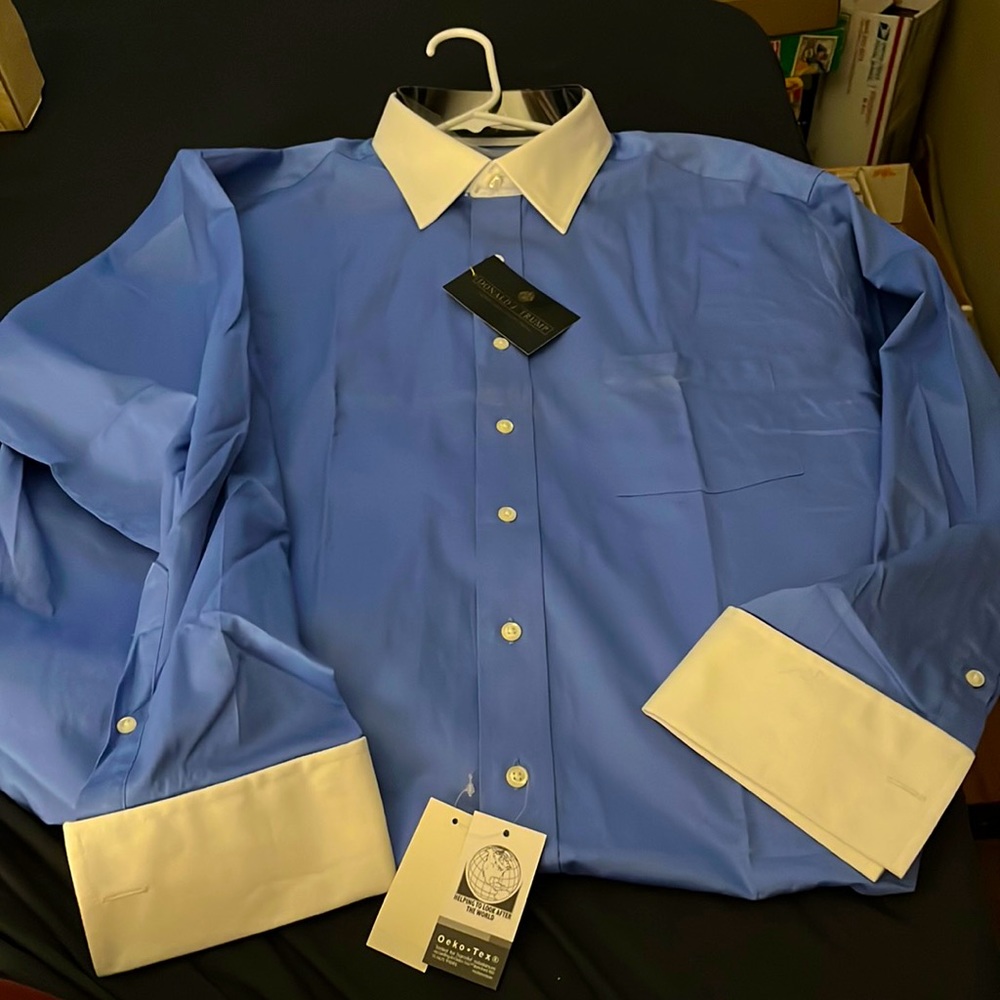 XXXL Donald J Trump button down NWT